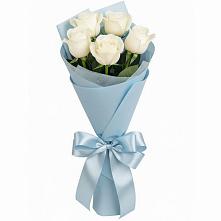 Букет 5 Белых роз Проуд в Забродах