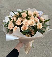 Букет Кремовые розы Латте в Забродах