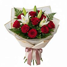 Букет цветов из:  Лилии и Розы #REPLACE_PRED# Забродах