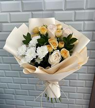 Букет цветов из:  Розы и Хризантемы в Забродах