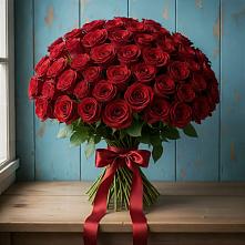 Букет Красные розы Блэк Меджик в Забродах