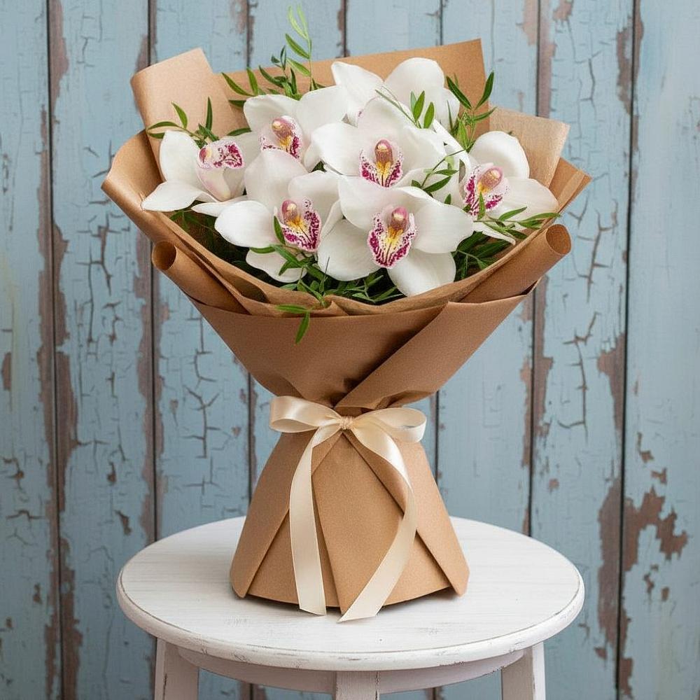 Букет цветов из: Орхидеи и Розы в Забродах