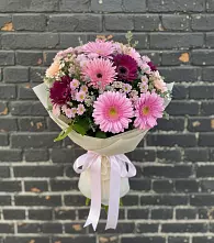 Букет цветов из:  Герберы и Хризантемы #REPLACE_PRED# Забродах