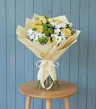 Букет цветов из:  Хризантемы и Розы в Забродах