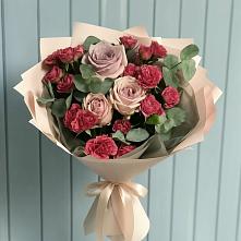 Букет цветов из:  Гвоздики и Розы в Забродах
