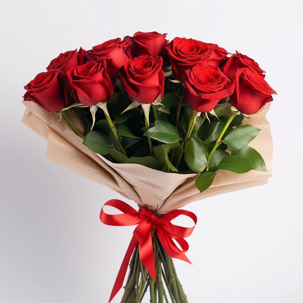 Букет 11 Красных роз Эдлесс Лав в Забродах