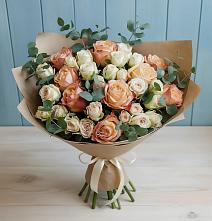 Букет цветов из:  Альстромерии и Розы в Забродах